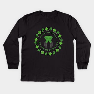 Shenanigans are born on the 17th of March - St. Patrick's Day Kids Long Sleeve T-Shirt